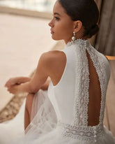 Princess Fluid Ballgown-Style Wedding Dress Vestido De Novia Bridal Gown Mermaid Satin Court Train Bow